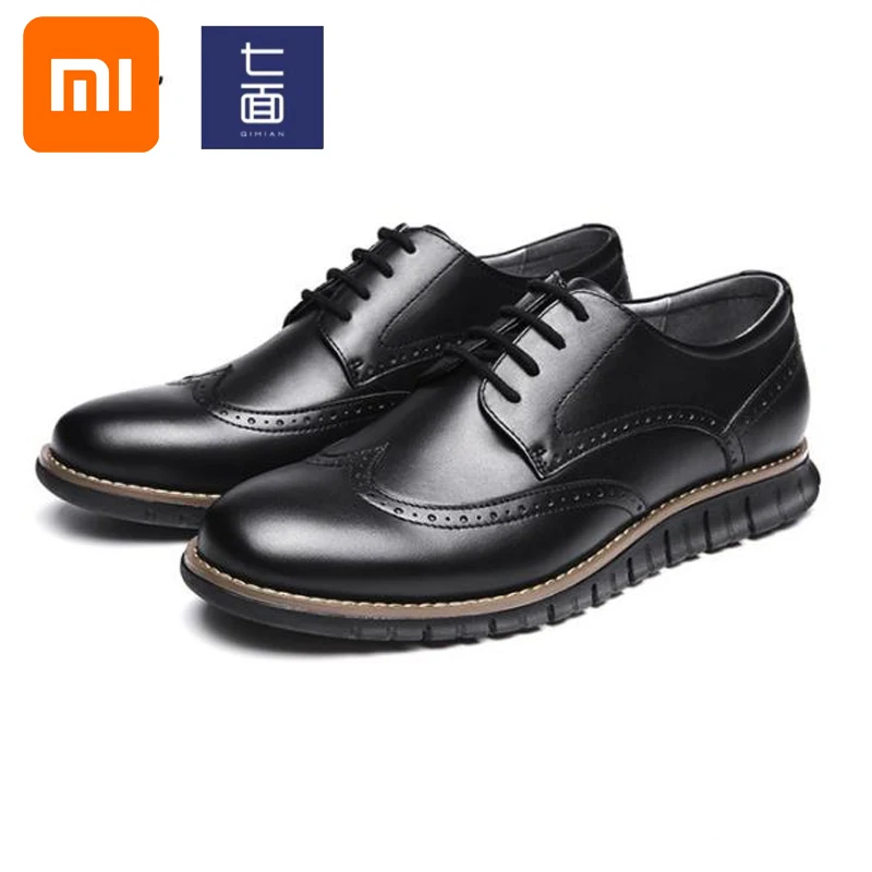Xiaomi Mijia qimian/Мужская обувь; Легкая спортивная обувь в стиле дерби; деловая повседневная обувь с перфорацией; модельная обувь
