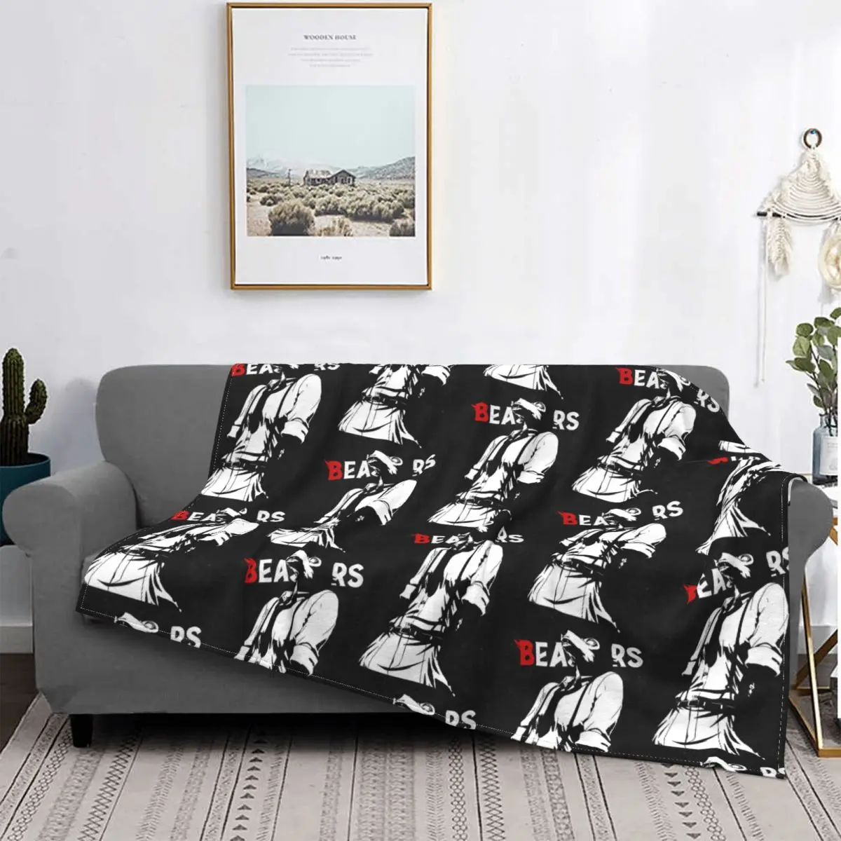 

Legoshi,Beastars Anime Manga Blankets Fleece Decoration Ultra-Soft Throw Blankets for Bedding Bedroom Plush Thin Quilt