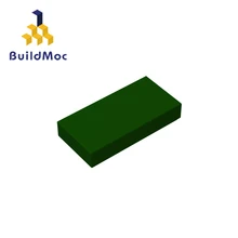 Buildmoc compatível monta partículas 3069 telha 1x2 para blocos de construção peças diy brinquedos educativos presente elétrico