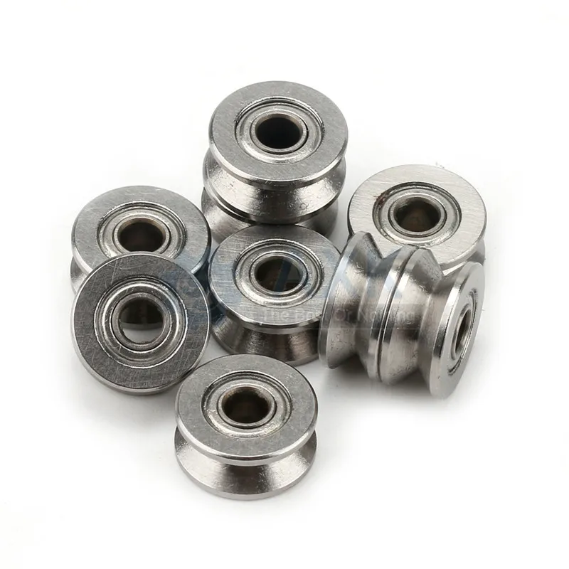 10 Pcs 20 Pcs 50 V Groove Sealed Ball Bearing Carbon Steel 624VV Guide Track Roller Bearing V624 Embroidery Machine ball bearings,metal shielded ball bearings,grooved bearing pulley,bearing needle roller