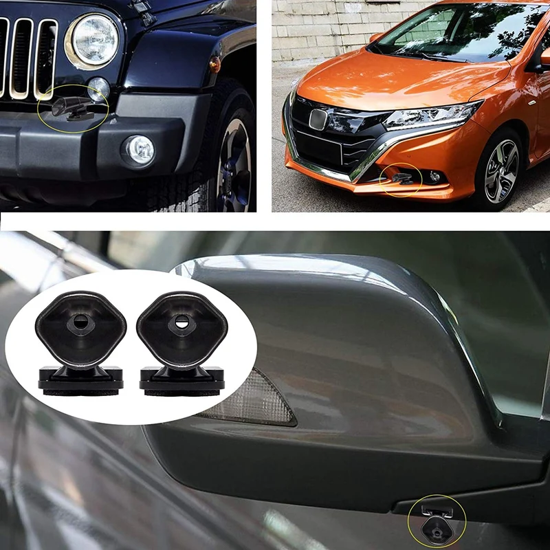 2 шт. олень оповещения для транспортных средств черный свистки Предупреждение