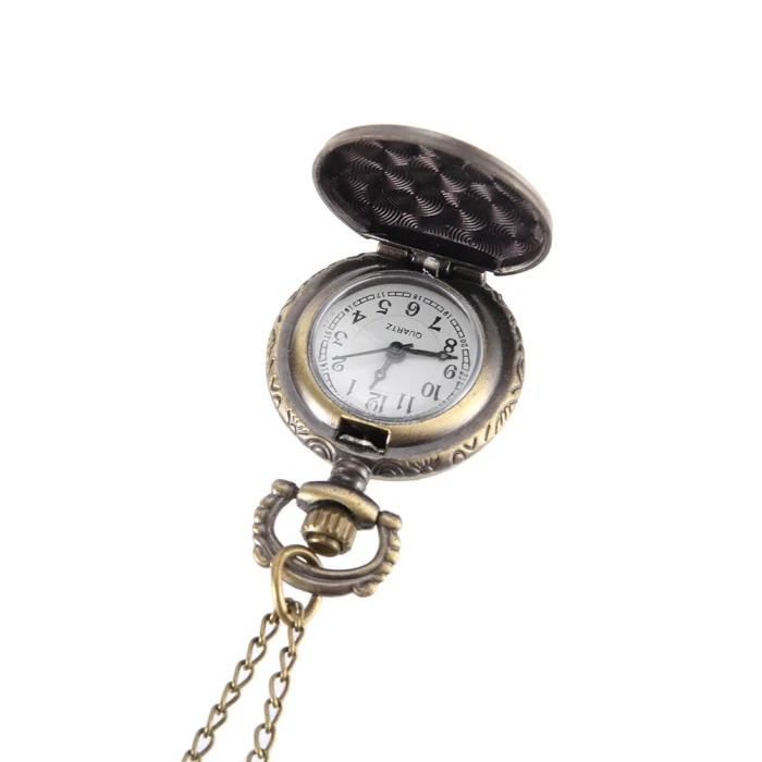 Новые винтажные карманные бронзовые часы Цвет кварцевые часы крутая цепь Парусник часы с узором MV66