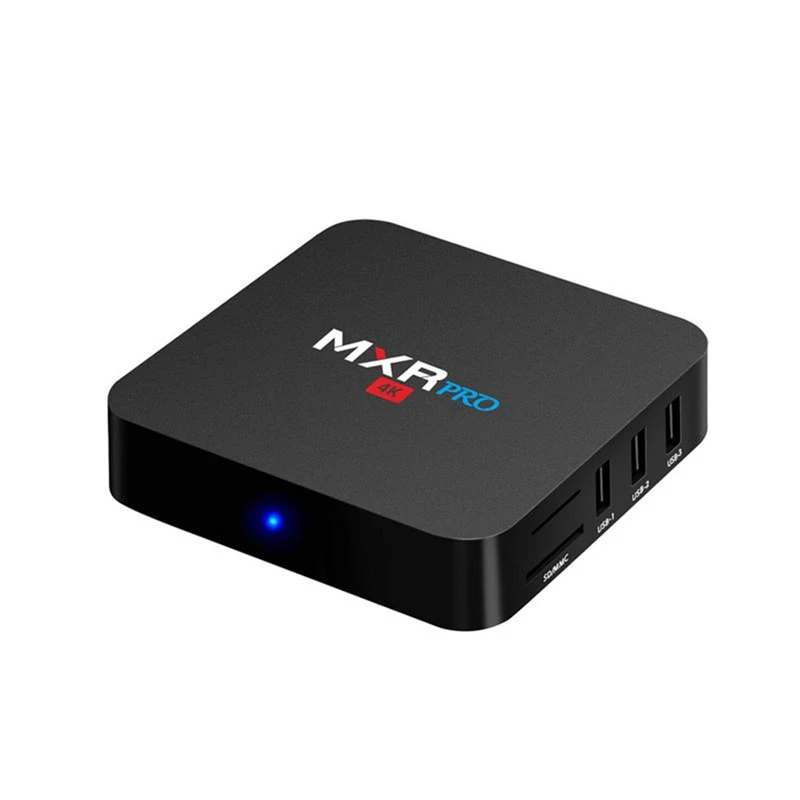 4 ГБ ОЗУ 32 Гб ПЗУ Max Mxr Pro Android 7 1 Smart Tv Box Rk3328 четырехъядерный 2 ГГц Wifi Vp9 H.265 Uhd Mxrpro 4K