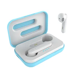 Casque d'écoute Bluetooth 5.0, oreillettes sans fil, stéréo, oreille plate, tactile, offre spéciale 