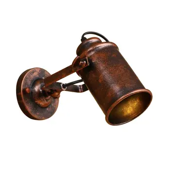 

Iron Bar Stair Wall Lamp Retro Edison Bulb Led Wall Light Aisle Balcony Stairs Bar Coffee Shop Wandlamp Iron Wall Art Wall Lamp