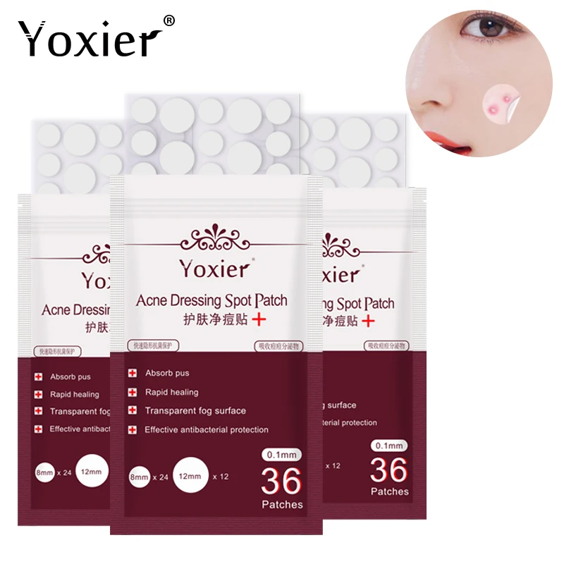 Yoxier 3pcs/lot Ance Pimple Patch Skin Care Waterproof Treatment Stickers Face Mask Remover Tool Blemish Spot Cream |
