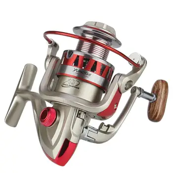 

Spinning Reel Fishing Wheel 10BB 5.5:1 Full Metal Body Rocker Arm On For Freshwater Saltwater Big Fishing Reel 1000-7000