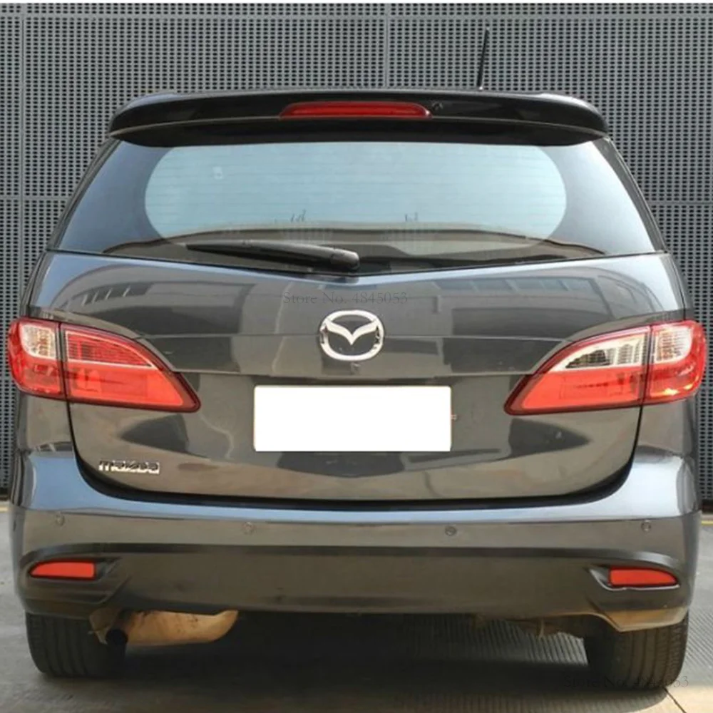 AITWATT для Mazda 5 черный Задний спойлер 2011 до Высококачественный ABS Материал заднее крыло праймер цвет задний спойлер для автомобиля