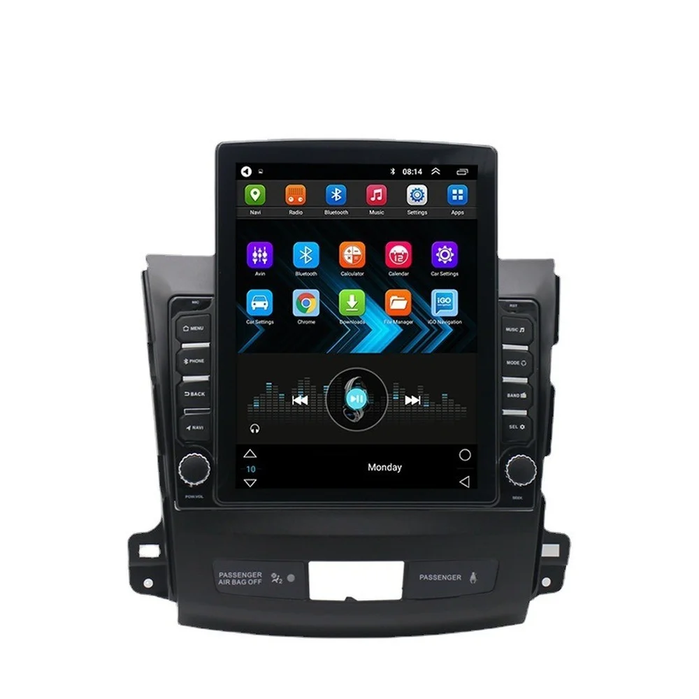 Автомобильный GPS-навигатор в стиле Tesla на Android для MITSUBISHI OUTLANDER 2006-2013 автомобильное
