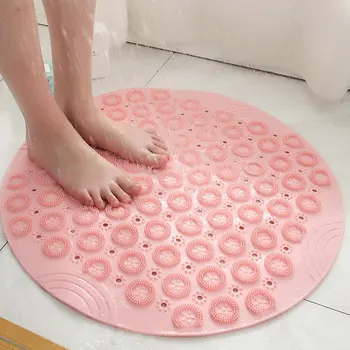 

55CM Round bathroom anti-slip mats Home bathroom shower room suction cups massage mats