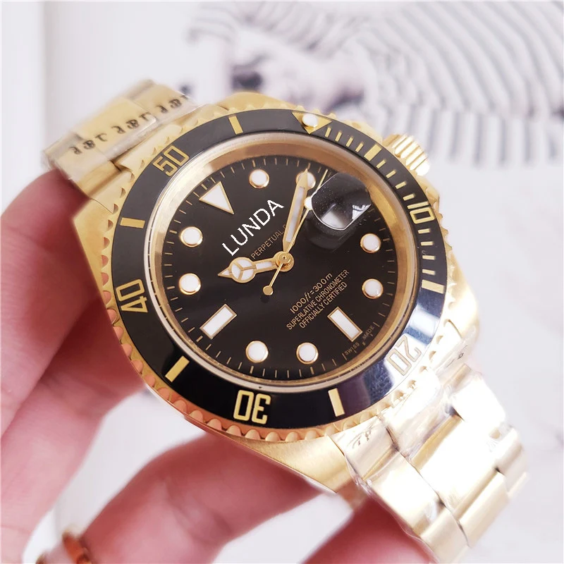 

Watch Men Rolexable Watches Diver Wristwatch Automatic Mechanical Miyota Movement Stainless Steel Sapphire Waterproof AAA Clock