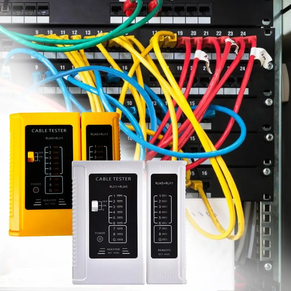 Сетевой кабель тестовый er USB Lan провод Ethernet тестовый инструмент с светодиодный подсветкой для поддержания бесперебойной работы сети