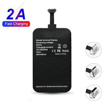 

Qi Fast Wireless Charger Receiver for wireless charger Pad Coil for xiaomi Samsung huawei iphone 7 6plus 7plus Type-C/Type-A