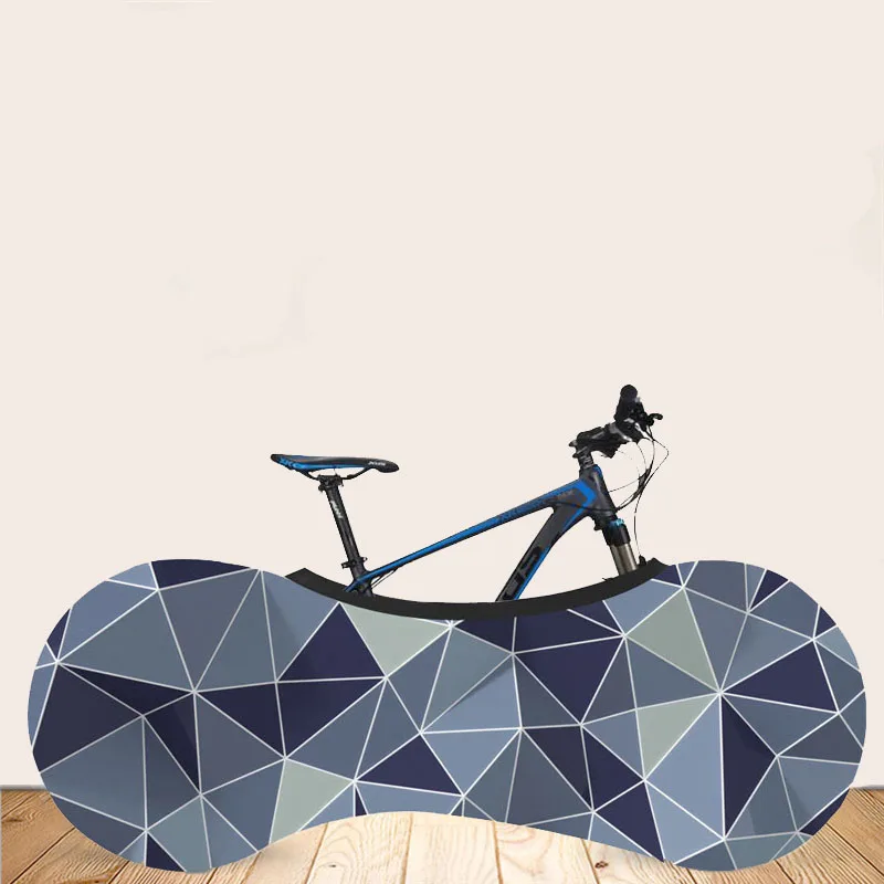 

Anti-dust Bicycle Wheel Cover Garage Chains Protective Cover Storage Bag Line Pattern Bike Universal Indoor Bicycle Accessories
