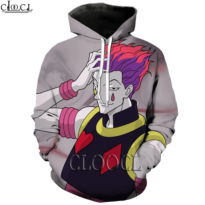 

CLOOCL Newest Japanese Anime Hunter X Hunter Casual Streetwear 3D Print Hoody Tracksuit Hoodies Men Women Fashion Tops