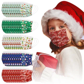 

Kids Children's Mask Disposable Faceindustrial 3 Layers Ply Filter 50pcs Mask Meltblown Non-woven No Reusable Face Mask Masque