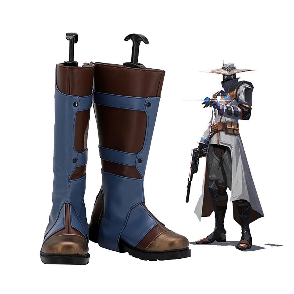 

VA-LO-RA-NTCypher Cosplay Boots Customized Leather Shoes for Unisex Any Size
