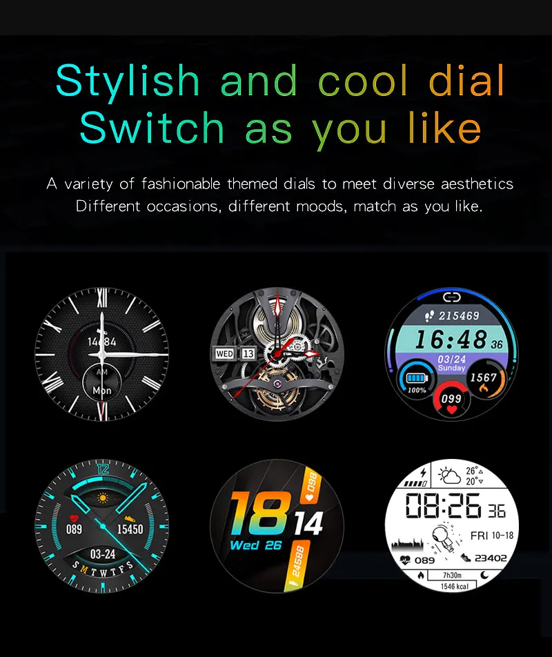 UGUMO 2022 New Smart Watch IP68 Waterproof SmartWatch BT call Answer temperature Heart Rate Monitor blood pressure watch bands