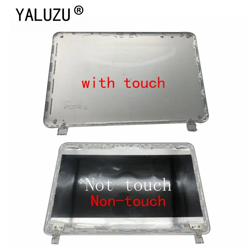 Задняя крышка YALUZU для ноутбука HP Pavilion 15-P 15-P066US 15-P000 серебристая без касания