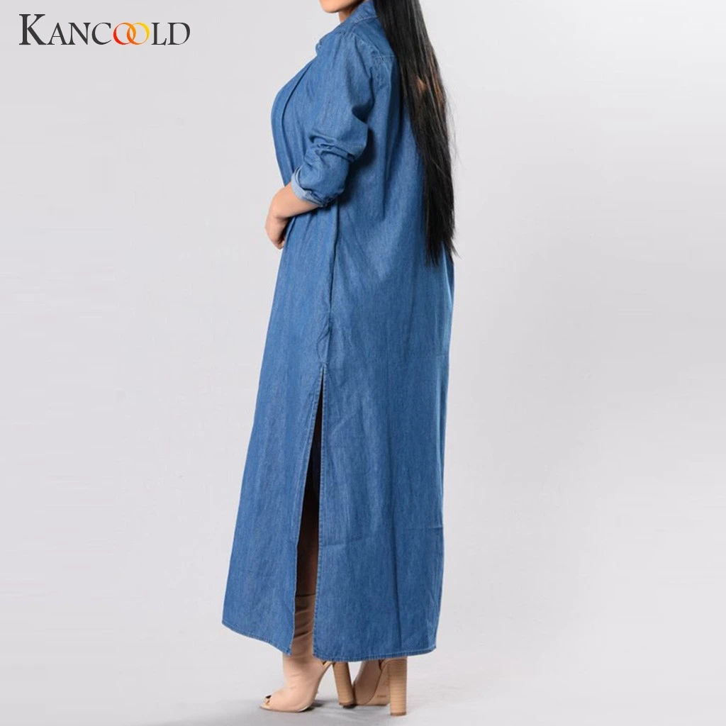 Женский джинсовый Кардиган с длинным рукавом KANCOOLD Модный новинка 2019AUG21|Куртки| |