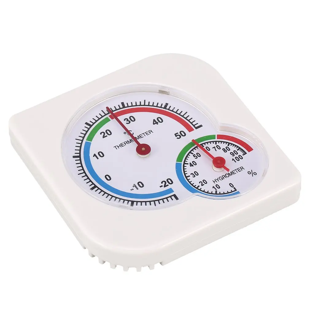 Classic WS-A7 Multifunction Thermometer Indoor Outdoor Mini Wet Hygrometer Humidity Thermometer White Temperature Meter