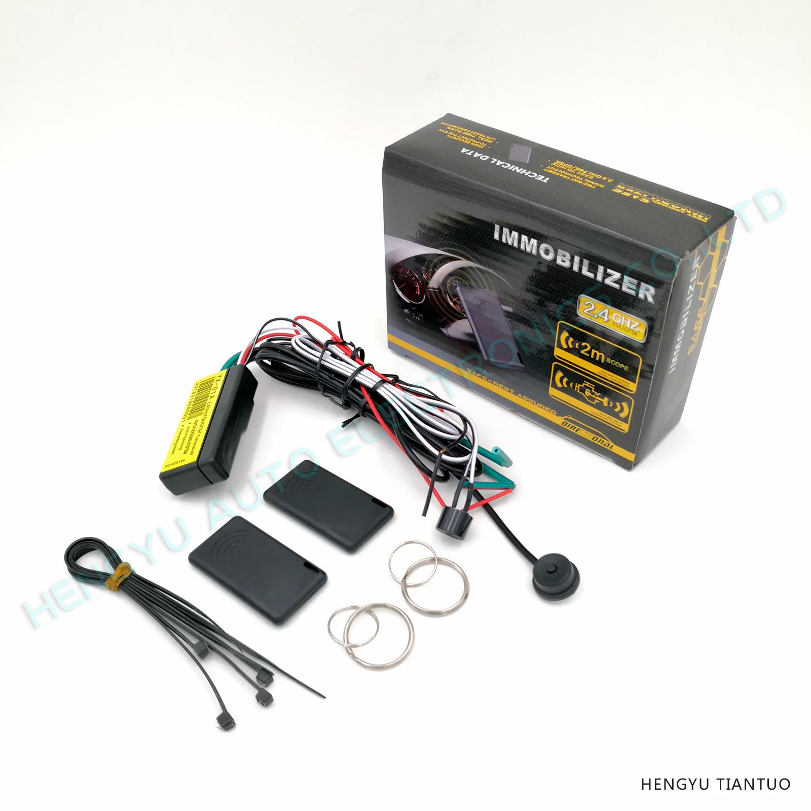 HENGYU EL-1A RFID 2.4GH беспроводной иммобилайзер автомобильный замок двигателя анти-угон