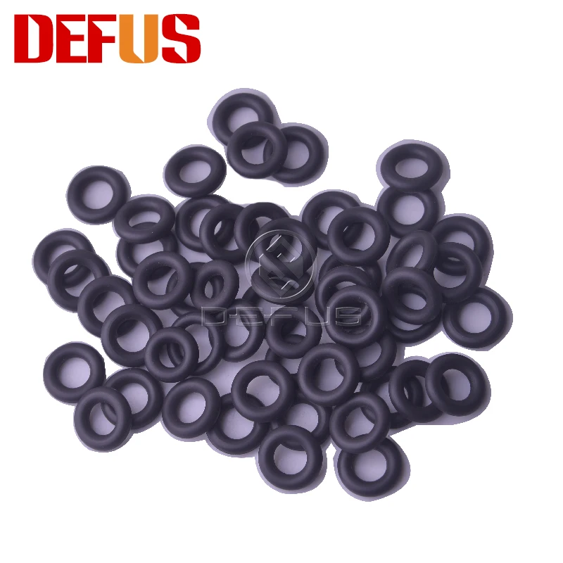 

100 шт. Топливная форсунка 7,25*3,53 мм ремонтные комплекты для универсальных автомобильных уплотнительных колец черная прямая продажа с фабрики Высокое качество