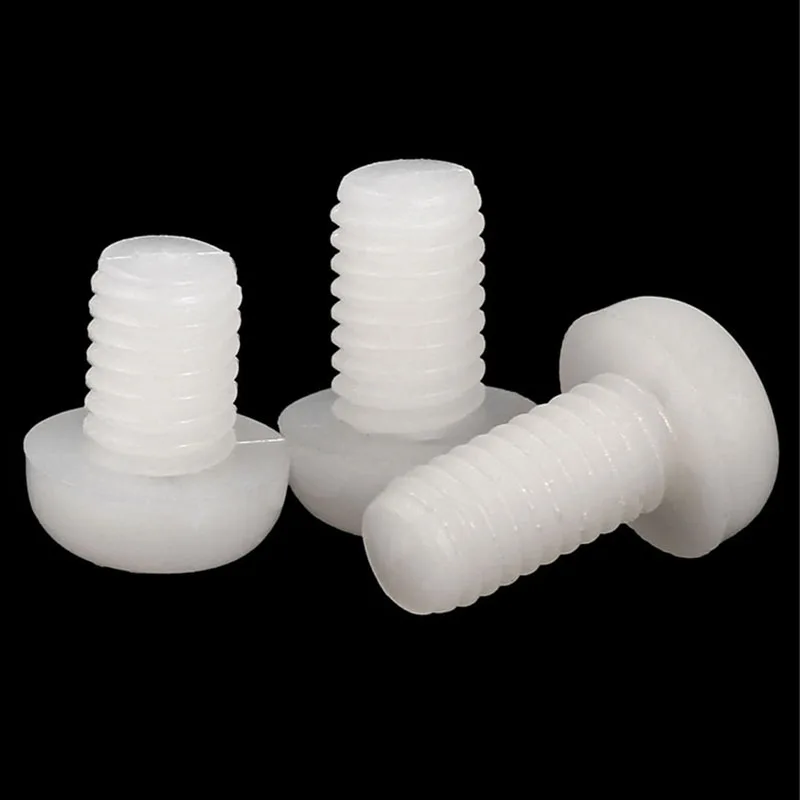 

Nylon Phillips Round Head Screws White Pan Head Bolts M2 M2.5 M3 M4
