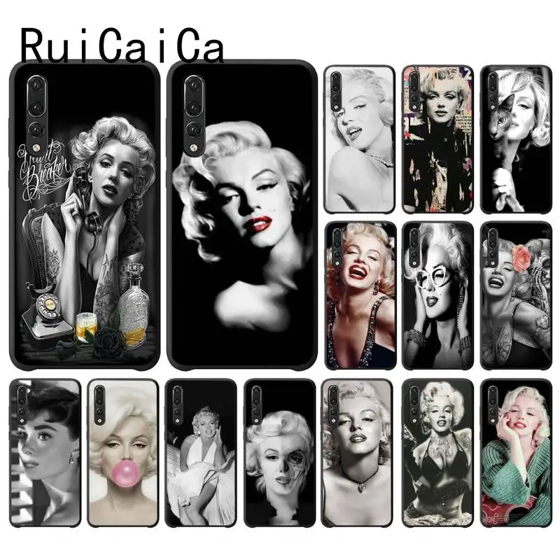 RuiCaiCa Одри Хепберн Мэрилин Монро Сделай Сам PhoneCase для Huawei P30PRO LITE P SMART P20LITE 2018 NOVA 2 2I