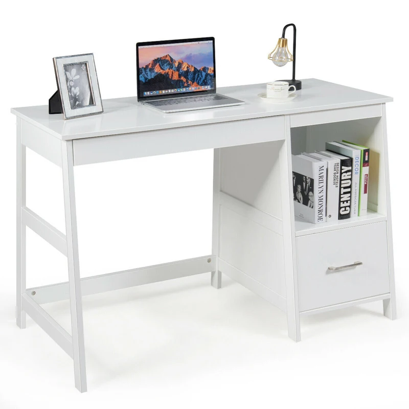 

47.5" Modern Home Computer Desk with 2 Storage Drawers HW63087