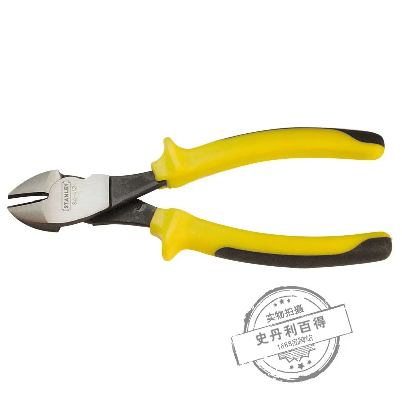 Стэнли Stanley84-409 ntn с блестками; большие размеры с высоким содержанием углерода Сталь диагональные плоскогубцы Острогубцы наклонные кусачки 6-дюймовый 7-дюймовый плоскогубцы