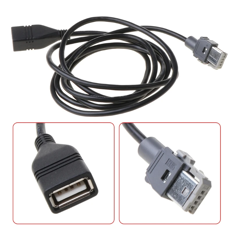 Автомобильный медиаадаптер центрального блока USB-кабеля интерфейса для KIA Hyundai
