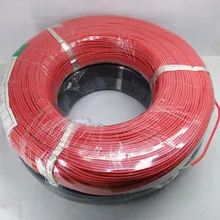 Луженая Медь 18awg красный черный электрический провод изолированный кабель UL 3239 18 awg многожильный провод теплостойкий мягкий силиконовый силикагелевый провод