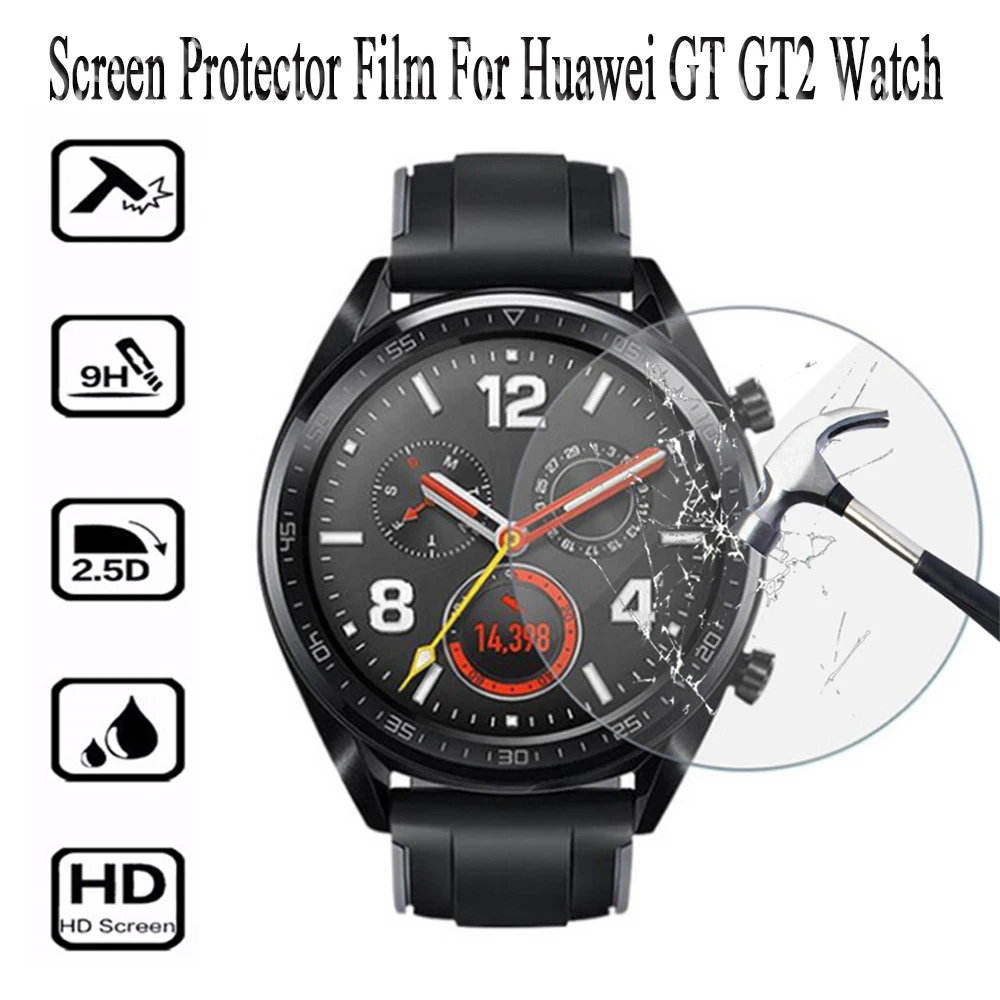 46 мм/42 мм Смарт часы закаленное стекло для huawei GT GT2 часы HD Закаленное стекло Защитная пленка