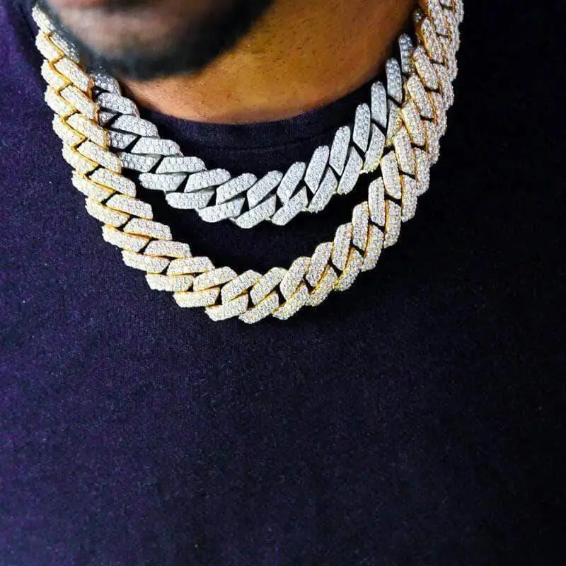 Cuban Link Chain Choker Necklace 