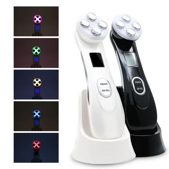 

Facial Skin Mesotherapy Electroporation RF Radio Frequency LED Photon Face Lifting Tighten Wrinkle Removal Skin Care Massager