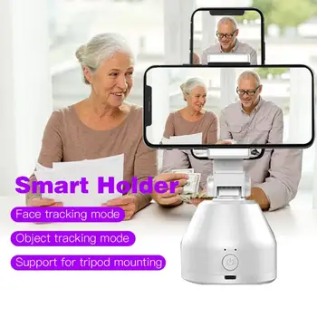 

Smart AI Gimbal Personal Robot Cameraman 360° Rotation Face Tracking Mobile Phone Stand Selfie Sticks & Handheld Gimbal
