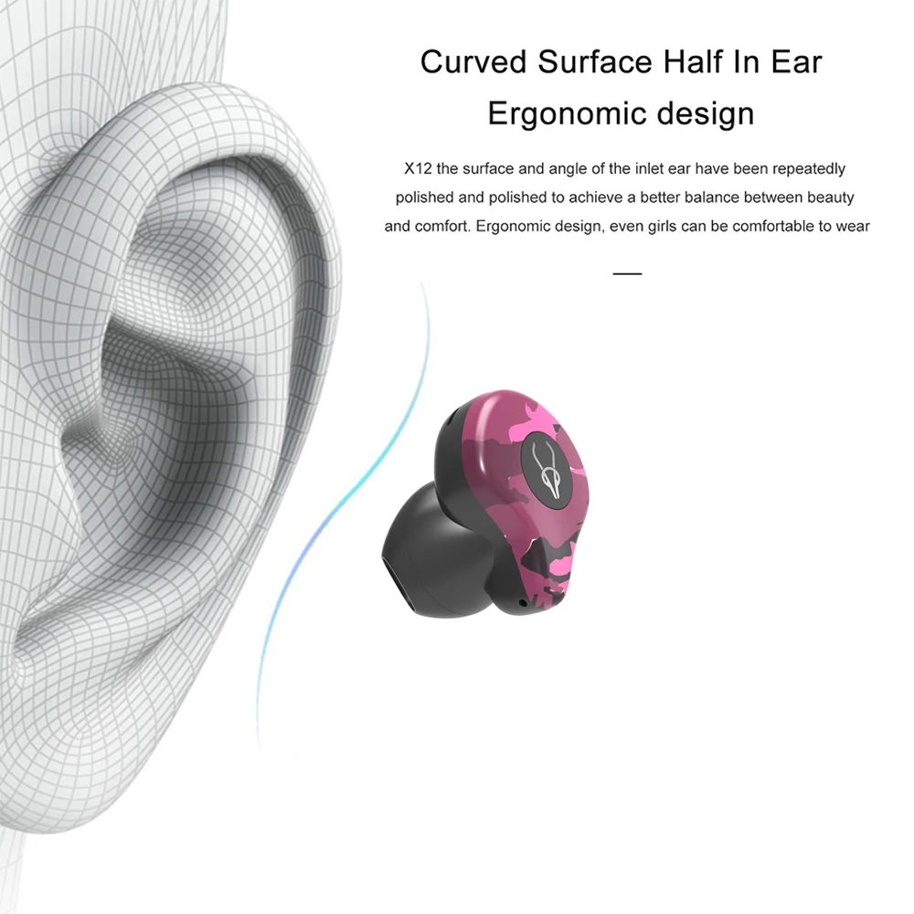 Sabbat X12 Ultra Bluetooth 5,0 TWS наушники настоящие беспроводные наушники стерео Спортивная гарнитура CVC8.0 шумоподавление с двойной микрофон