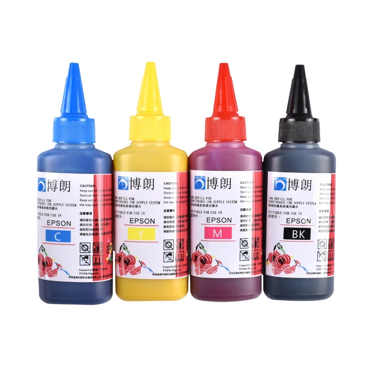 4Color 4 цвета сублимационный принтер чернила заправка продуктов для картриджей 100 мл для Epson l3150 664 l395 l3110 103 l3100 845 всех моделей - Цвет: 4Color