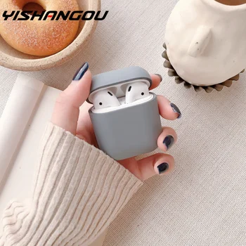 

Original For Apple Airpods 1&2 Wireless Bluetooth Earphone Case Colorful Candy For Apple AirPods New PC Hard Cute Cover Box Case