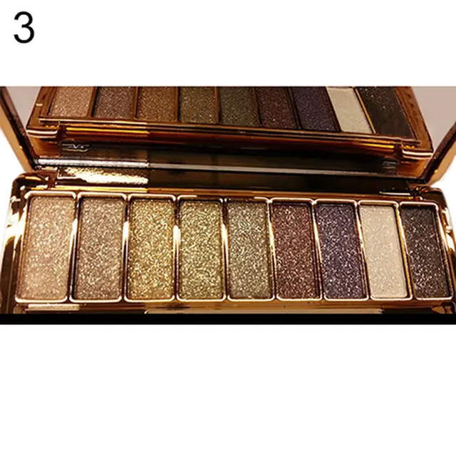 Palette Maquillage d'ombres à paupières, 9 couleurs, mode