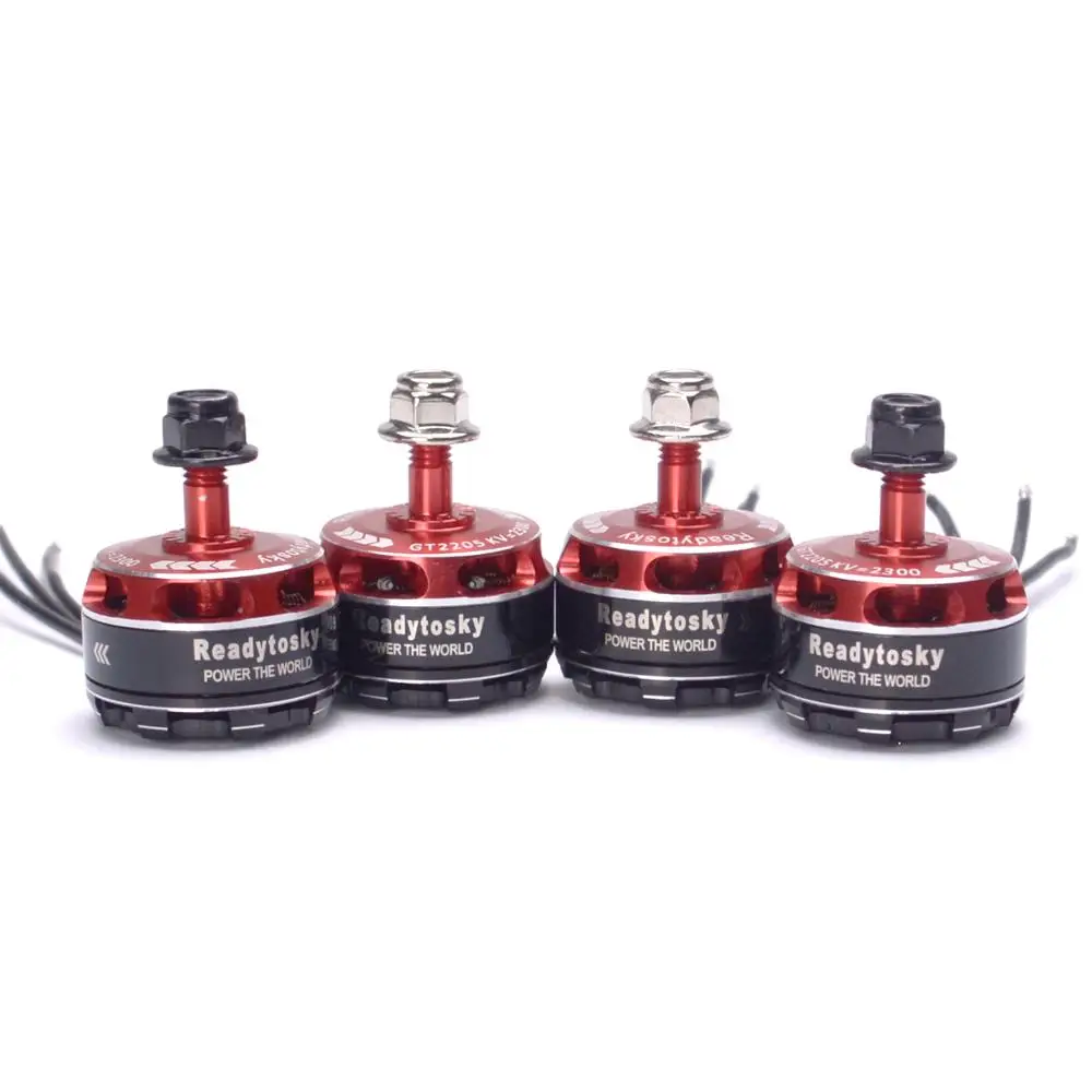 High Quality Readytosky GT2205 2205 2300KV 3-4S CW / CCW Brushless Motor for Rooster/Martian Mark4 5inch FPV Racing Quadcopter | Игрушки и