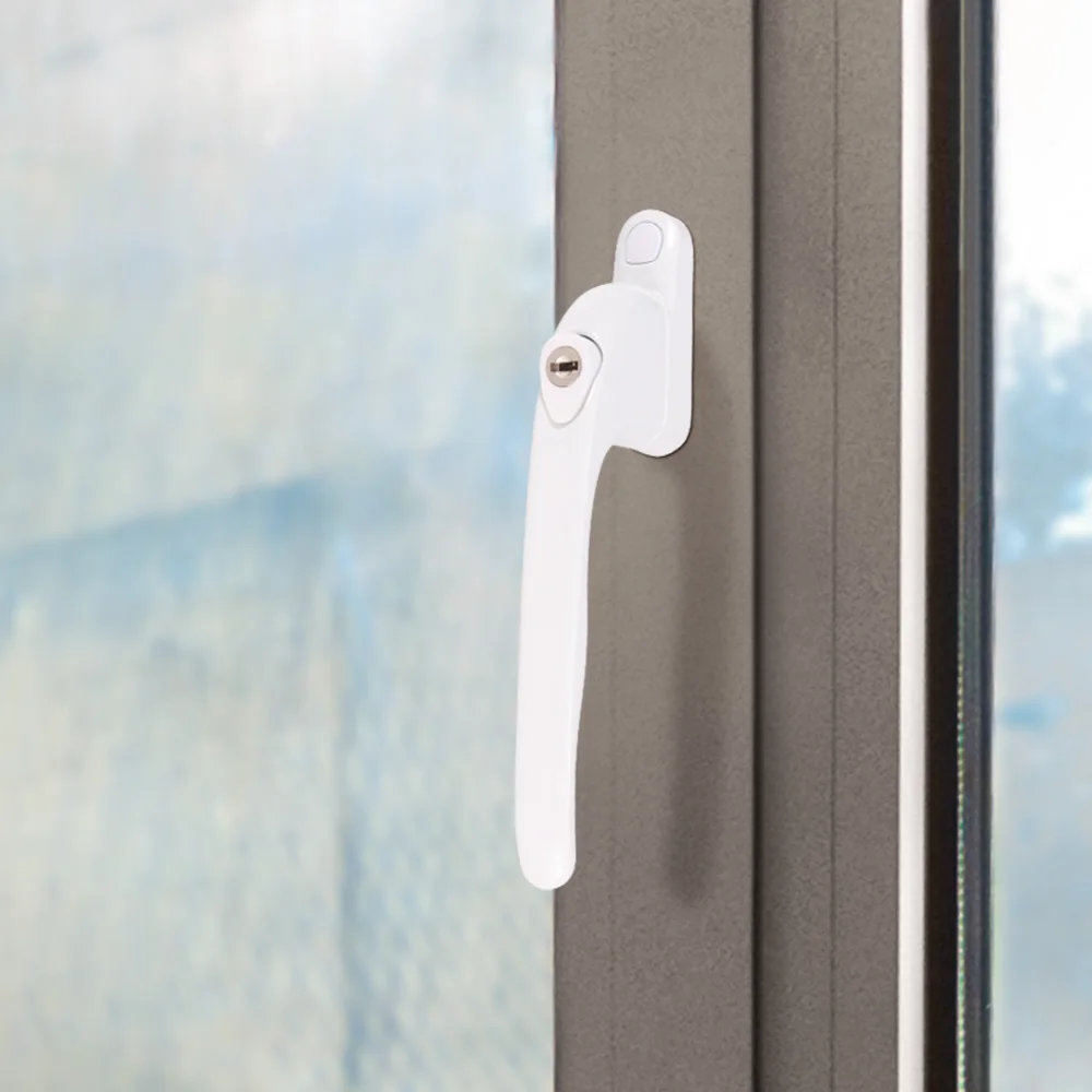 UPVC белая алюминиевая ручка для окна с замками универсальная дверная блокировка