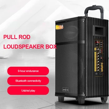 

Portable 8 Inch Bass Speaker Bluetooth Subwoofer 45W Speakers Big Power Party Home Outdoor Louderspeaker with remote controller