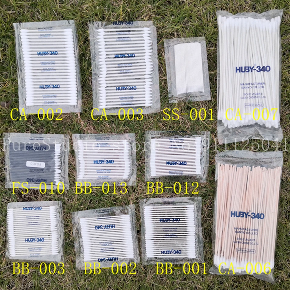 Antistatic Black Plastic Stick Cotton Swabs - Pack of 250 (10 bags x 25pcs/bag) Description Image.This Product Can Be Found With The Tag Names Bag, Computer cleaners, Computer Office