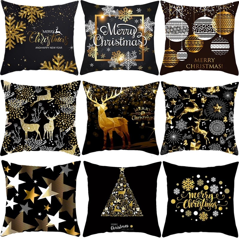 AOFANGGO Funda De Almohada De Navidad De 18 X 18 Pulgadas, Decoración