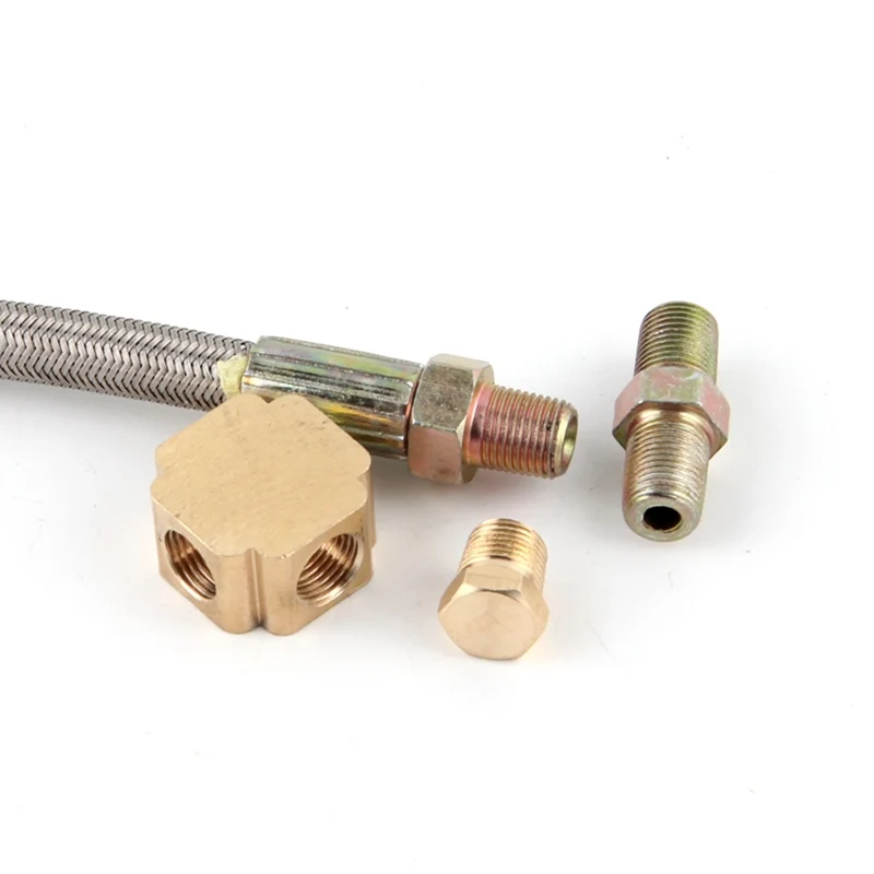 T3 T4 T3/T4 T04E T70 T66 T67 GT35 T3/60 1 GT45 турбо линия подачи масла 1/8 NPT 4AN|Подача и обработка