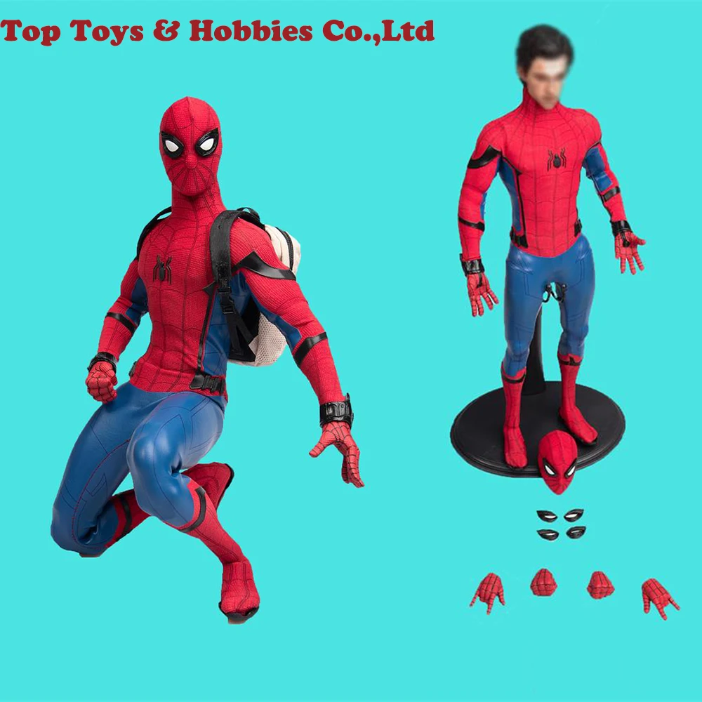 1/6 Spider Man Tom Holland Head Body Clothes Model 12'' Male Action Figure Set 