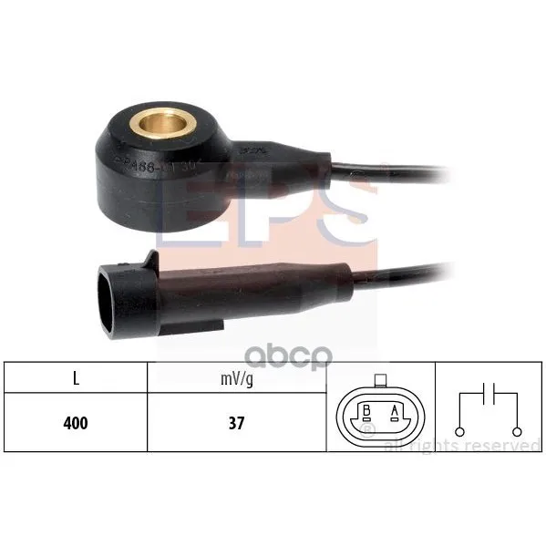 1.957.079_датчик Детонации! Daewoo Lanos/Nubira, Opel Astra/Vectra/Corsa 1.3-2.2 94 Eps 1957079 EPS арт. 1957079