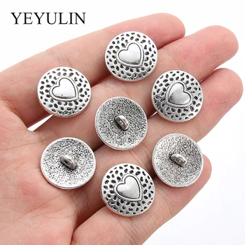 

10PCS 18MM MIXED Metal Jeans Button Sewing Clothes Accessories Trousers Jean Button Jarment Decoration Button